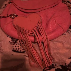 JuicyCouture Pink Leather ShoulderBag  👛New $ doesn't include coin purse -ask 🪩